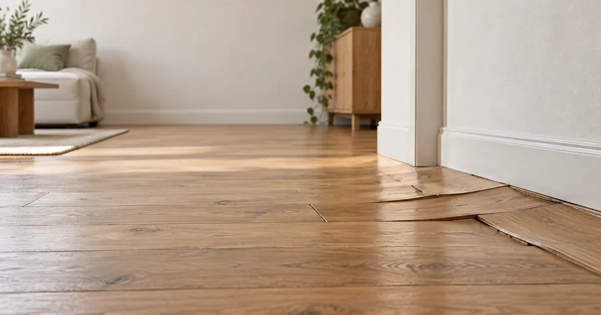 Parquet gonflé après un dégât des eaux : que faire avant de le réparer ?