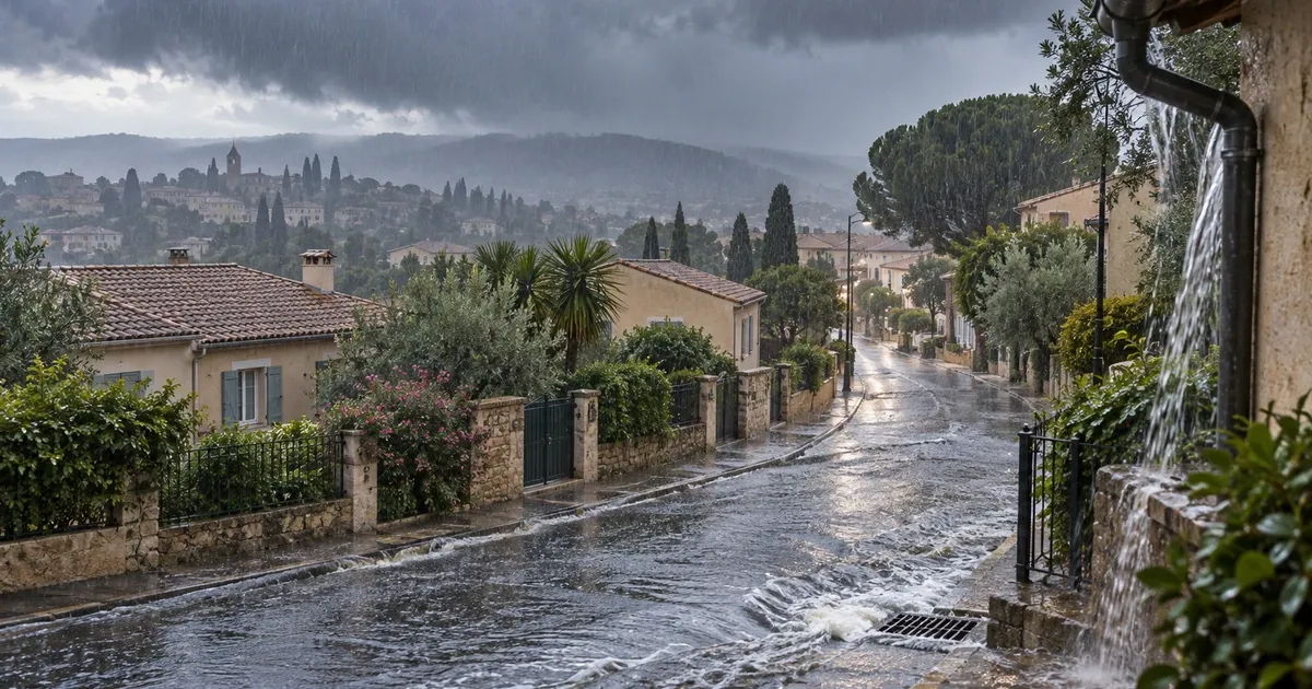 Var en vigilance orange pluie-inondation et orages le 7 octobre 2026