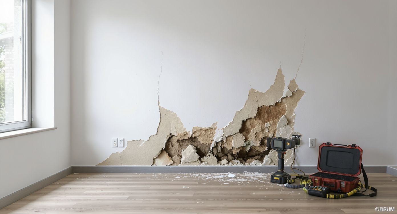 Fuite encastrée dans un mur : Comment la détecter sans tout casser ?