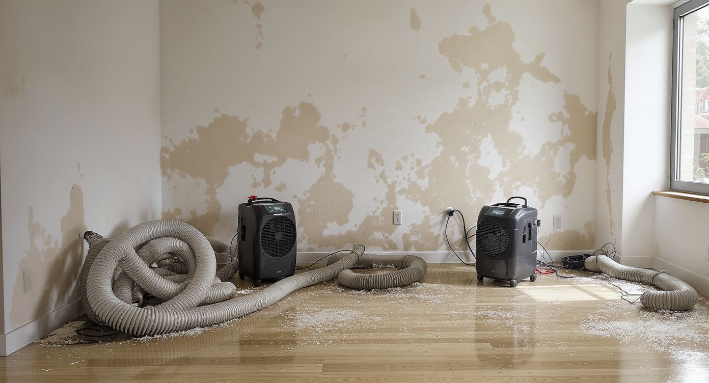 Déshumidification professionnelle : L’étape clé pour éviter les moisissures après un dégât des eaux