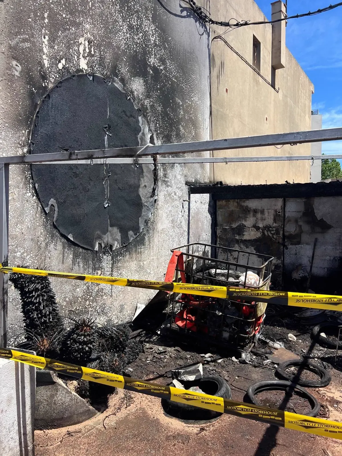 Avant intervention 5 - Décontamination de mobilier et matériel après incendie dans le Var