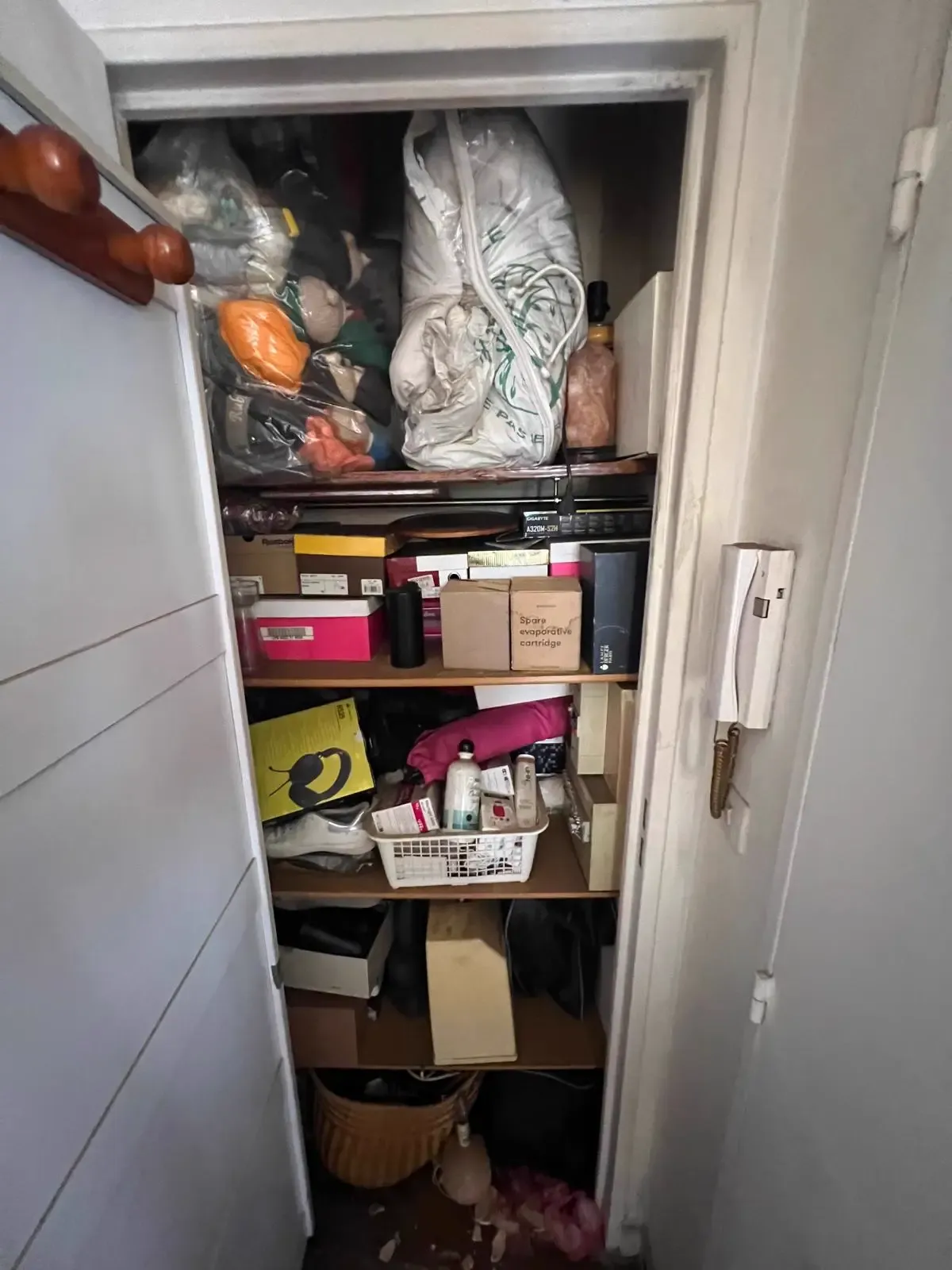 Supports intérieurs avant préparation - Remise en état d'un appartement après incendie à Nice