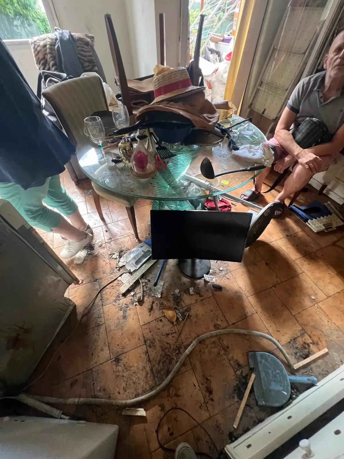 Avant intervention 5 - Remise en état d'un appartement après incendie à Nice