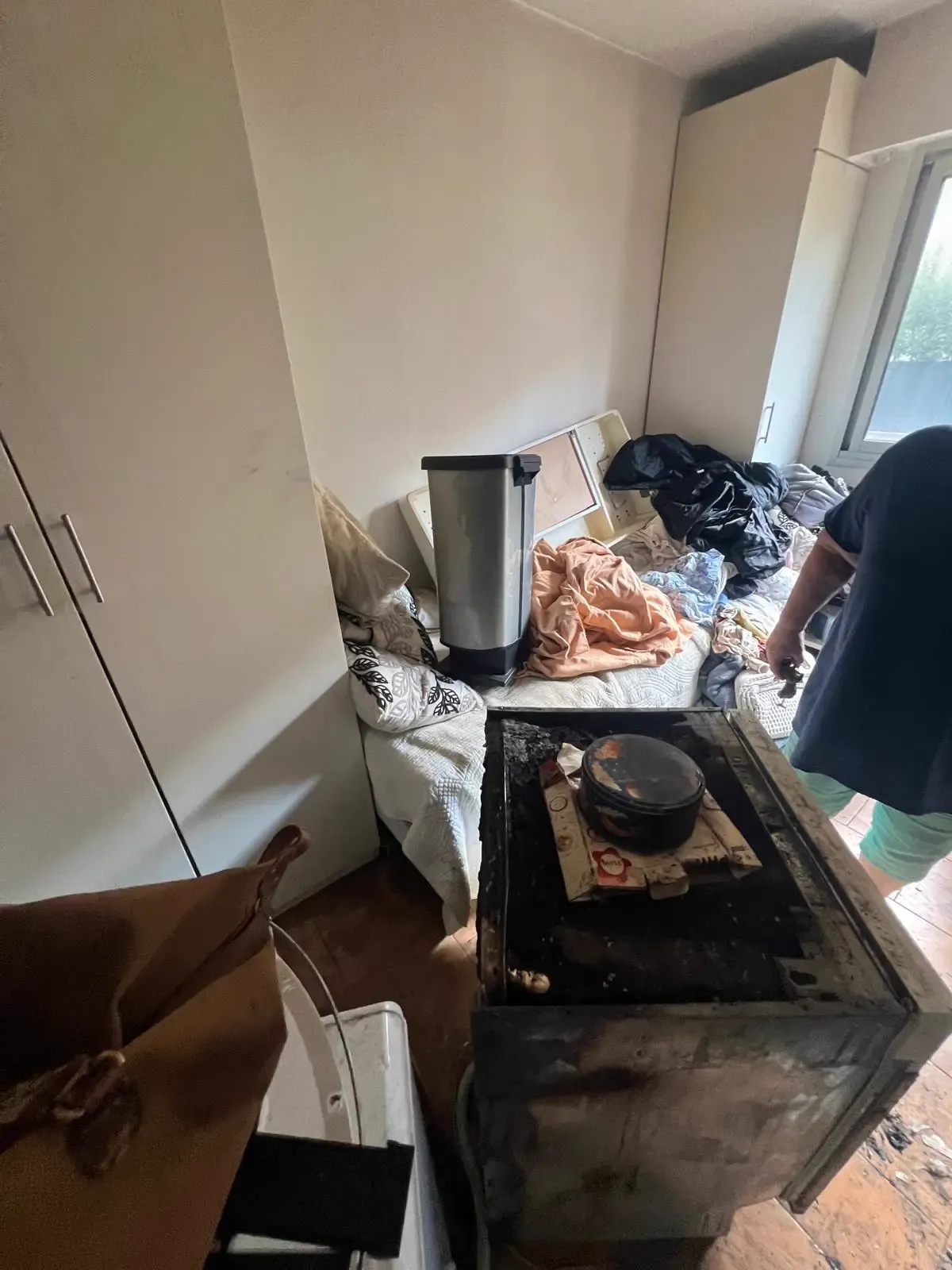 Avant intervention 6 - Remise en état d'un appartement après incendie à Nice