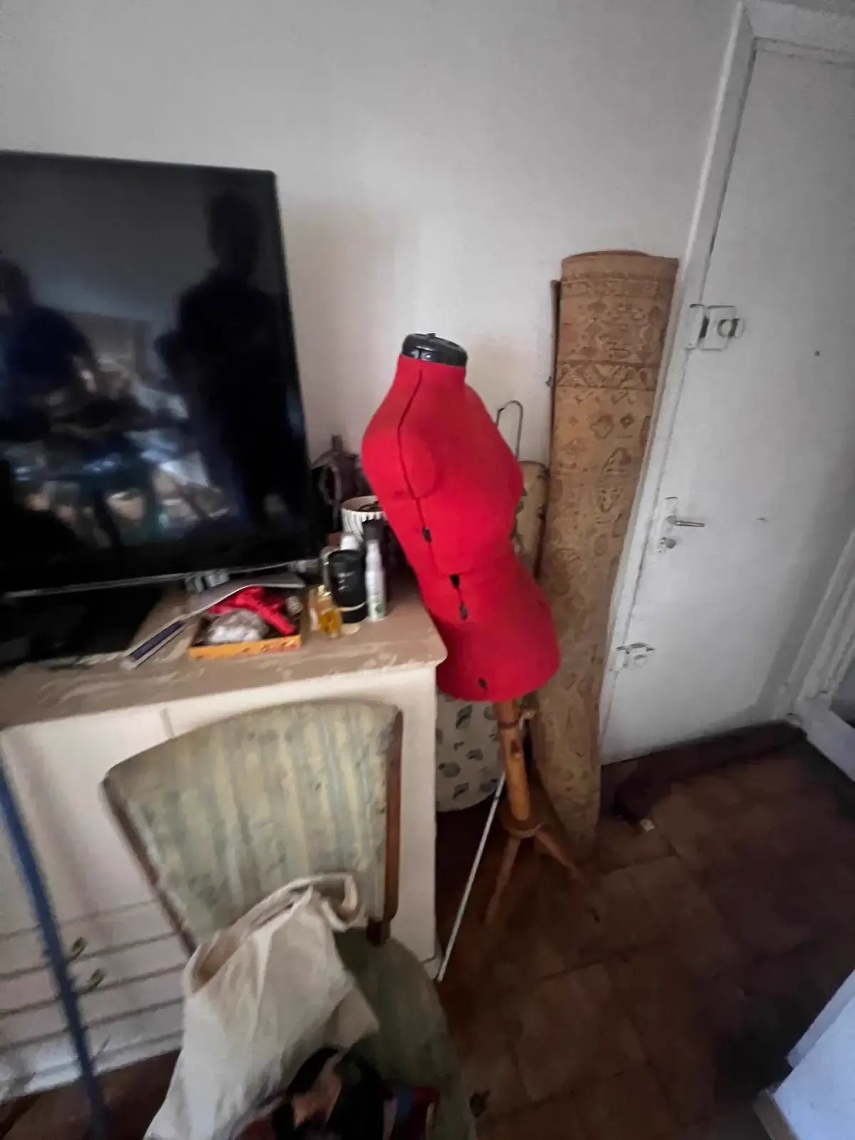 Avant intervention 11 - Remise en état d'un appartement après incendie à Nice
