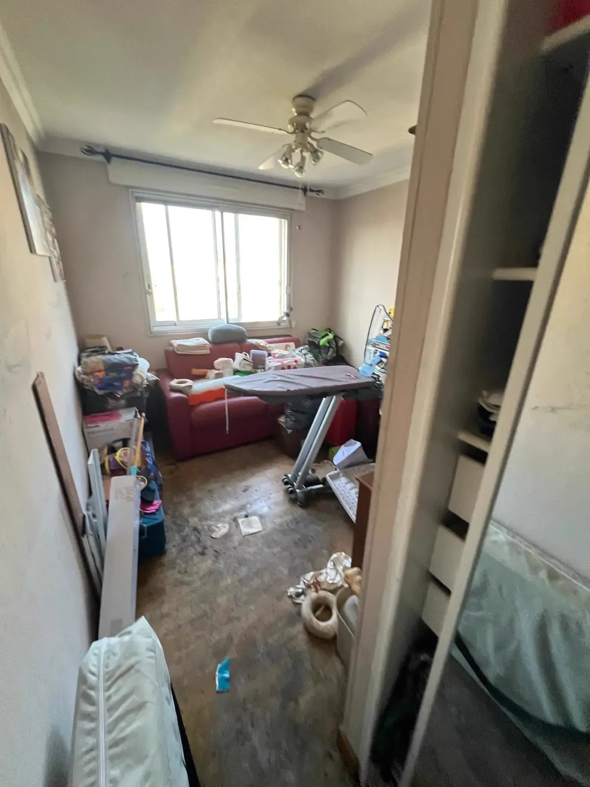 Avant intervention 16 - Rénovation complète d'un appartement après incendie à Nice