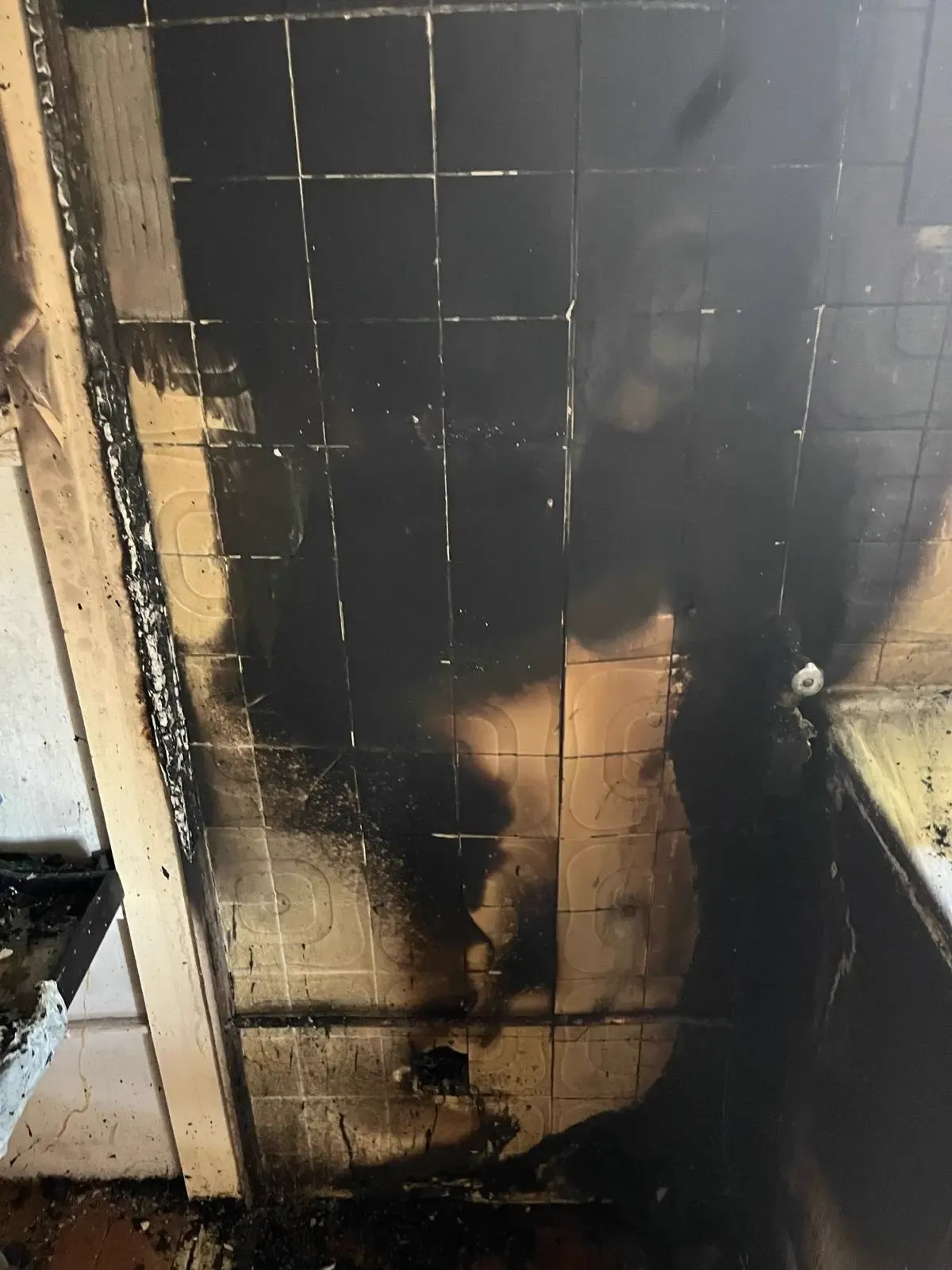 Avant intervention 9 - Rénovation d'une maison après incendie dans le Var