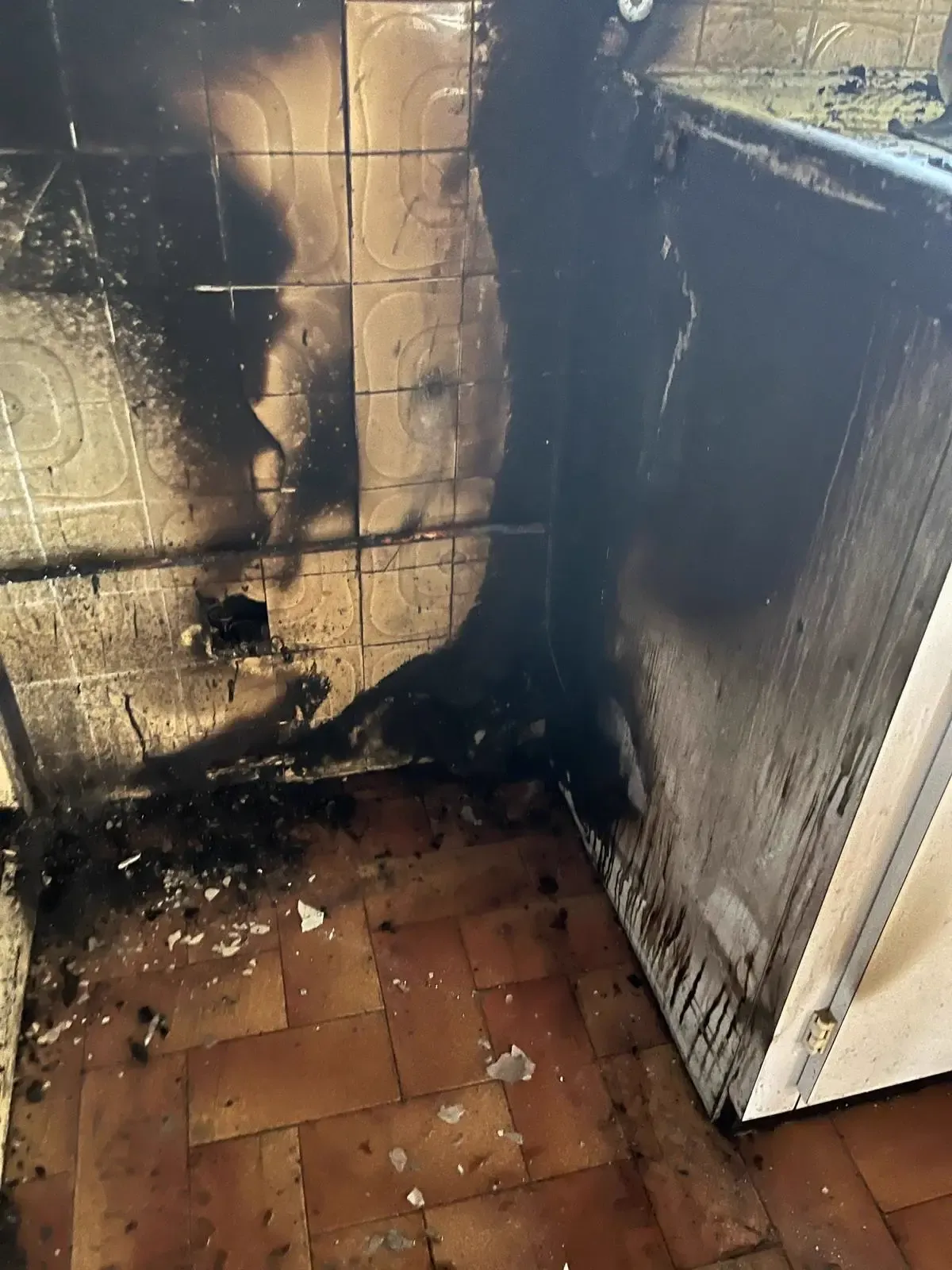 Avant intervention 10 - Rénovation d'une maison après incendie dans le Var